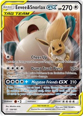 Eevee & Snorlax GX - 120/181 - Team Up
